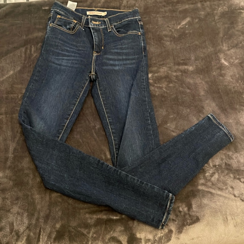 I am selling a size 24 Levi high waisted jeans.